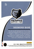 2020-21 Desmond Bane Panini Immaculate RUDY RED ROOKIE 17/49 RC #99 Memphis Grizzlies