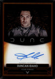 2025 Jason Momoa as Duncan Idaho Topps Chrome Dune ORANGE AUTO AUTOGRAPH #A-JM