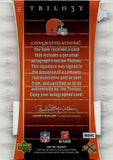 2007 Joe Thomas Upper Deck Trilogy ROOKIE AUTO 080/133 AUTOGRAPH RC #153 Cleveland Browns HOF
