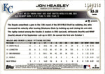 2022 Jon Heasley Topps Chrome ROOKIE PURPLE REFRACTOR AUTO 116/250 AUTOGRAPH RC #RA-JH Kansas City Royals