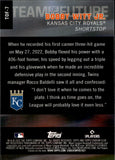 2022 Bobby Witt Jr. Topps Stadium Club Chrome TEAM OF THE FUTURE ROOKIE RC #TOF-7 Kansas City Royals