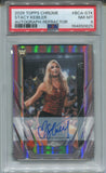 2026 Stacy Keibler Topps Chrome WWE REFRACTOR AUTO AUTOGRAPH PSA 8 #BCA-STK WWE HOF 0825