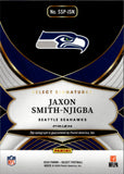 2024 Jaxon Smith-Njigba Panini Select SIGNATURES BLUE AUTO 37/99 Seattle Seahawks #SSP-JSN