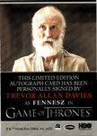 2022 Trevor Allan Davies as Fennesz Rittenhouse Game of Thrones The Complete Series Volume 2 AUTO AUTOGRAPH #NNO 1