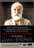 2022 Trevor Allan Davies as Fennesz Rittenhouse Game of Thrones The Complete Series Volume 2 AUTO AUTOGRAPH #NNO 1