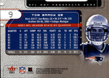 2002 Tom Brady Fleer Hot Prospects #9 New England Patriots