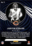 2023 Justin Fields Panini Illusions BLACK ICE 76/99 #17 Chicago Bears