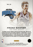 2021-22 Franz Wagner Panini Crown Royale WORK IN PROGRESS ROOKIE RC #15 Orlando Magic