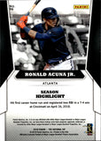 2018 Ronald Acuna Jr. Panini The National VIP ROOKIE RC #96 Atlanta Braves 2