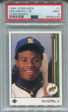 1989 Ken Griffey Jr. Upper Deck STAR ROOKIE RC PSA 9 #1 Seattle Mariners HOF 1343