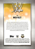 2026 Mick Foley Topps Chrome WWE PURPLE GEOMETRIC 06/10 #135 WWE HOF