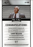 2024 Lenny Wilkens Leaf Metal PURPLE SHIMMER AUTO 5/7 AUTOGRAPH #LA-LW2 Atlanta Hawks