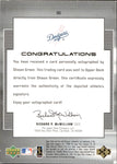 2000 Shawn Green Upper Deck GOLD RESERVE UD AUTHENTICS AUTO AUTOGRAPH #SG Los Angeles Dodgers