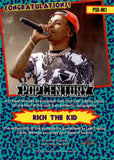 2023 Rich the Kid Leaf Pop Century PRO SET RAPS WAVE AUTO 3/3 AUTOGRAPH #PSR-RK1