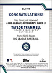 2023 Taylor Trammell Topps Big League GOLD AUTO 07/50 AUTOGRAPH #BLA-TTR Seattle Mariners