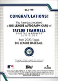 2023 Taylor Trammell Topps Big League GOLD AUTO 07/50 AUTOGRAPH #BLA-TTR Seattle Mariners