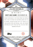 2023 Jalon Daniels Bowman University Best PINK LAVA REFRACTOR 047/100 #54 Kansas Jayhawks