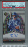 2022 Bobby Witt Jr. Topps Tribute LAUGUE INAUGURATION ROOKIE AUTO 60/99 AUTOGRAPH PSA 9/10 #LIA-BWJ Kansas City Royals 8898