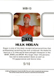 2024 Hulk Hogan Leaf Metal Legends '90 LAVA SILVER 05/10 #90B-13 WWE Legend