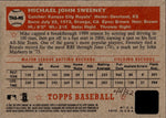 2001 Mike Sweeney Topps Heritage REAL ONE RED INK AUTO 44/52 AUTOGRAPH #THA-MS Kansas City Royals