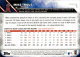 2016 Mike Trout Topps Series 1 SP VARIATION #1 Anaheim Angels 2