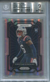 2023 Christian Gonzalez Panini Prizm HOLO SILVER ROOKIE VARIATION RC BGS 9 #341 New England Patriots 1141