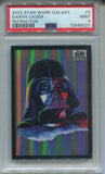 2022 Darth Vader Topps Star Wars Galaxy REFRACTOR PSA 9 #2 Dark Side 9221