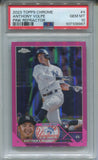 2023 Anthony Volpe Topps Chrome ROOKIE PINK REFRACTOR PSA 10 #4 New York Yankees 9967