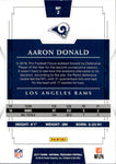 2017 Aaron Donald Panini National Treasures GOLD 27/49 #2 Los Angeles Rams
