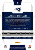 2017 Aaron Donald Panini National Treasures GOLD 27/49 #2 Los Angeles Rams