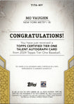 2024 Mo Vaughn Topps Tier One TALENT RED INK AUTO 19/25 AUTOGRAPH #T1TA-MV New York Mets