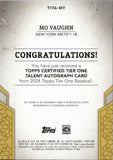 2024 Mo Vaughn Topps Tier One TALENT RED INK AUTO 19/25 AUTOGRAPH #T1TA-MV New York Mets