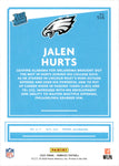 2020 Jalen Hurts Panini Donruss PRESS PROOF BLUE RATED ROOKIE RC #214 Philadelphia Eagles