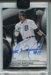 2025 Victor Martinez Topps Chrome Black AUTO AUTOGRAPH #CBA-VM Detroit Tigers