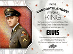 2024 Elvis Presley Leaf Icons Collection HOLO GREEN FOIL FIT FOR A KING SHIRT 31/45 WARDROBE #FK-18