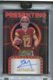 2024 Luke McCaffrey Panini One ROOKIE PRESENTING AUTO 04/10 AUTOGRAPH #166 Washington Commanders
