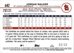 2024 Jordan Walker Topps Series 2 SUN SP FUTURE STARS 02/10 #642 St. Louis Cardinals *NRMT*