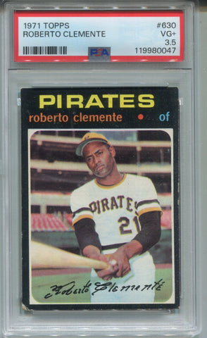 1971 Roberto Clemente Topps PSA 3.5 #630 Pittsburgh Pirates HOF 0047