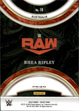 2023 Rhea Ripley Panini Select HOLO SILVER GLOBAL ICONS #18 Monday Night Raw