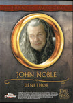 2004 John Noble as Denethor Topps Chrome Lord of the Rings AUTO AUTOGRAPH #NNO