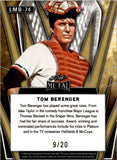2024 Tom Berenger Leaf Metal HOLO SILVER 09/20 #LMB-74 Cleveland Indians Major League