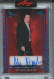 2025 Michael Madsen Carter Leaf Red Carpet BLUE FOIL AUTO 1/3 AUTOGRAPH #A-MM1 Resivour Dogs