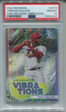 2022 Jordan Walker Bowman Chrome VIRTUOSIC VIBRATIONS PSA 10 #VV13 St. Louis Cardinals 2232