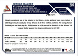 2023 Jordan Walker Topps Chrome ROOKIE RC #209 St. Louis Cardinals 5