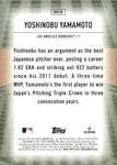 2024 Yoshinobu Yamamoto Topps Series 2 ROOKIE HOME FIELD ADVANTAGE RC #HFA-20 Los Angeles Dodgers