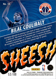 2023-24 Bilal Coulibaly Panini NBA Hoops Premium Stock ROOKIE BLUE SCOPE SHEESH 53/88 RC #14 Washington Wizards