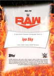 2025 Iyo Sky Topps Chrome WWE RED BRAND ORANGE GEOMETRIC AUTO 03/25 AUTOGRAPH #RBA-IYO Monday Night Raw