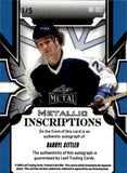 2025 Darryl Sittler Leaf Metal Legends Hockey PINK METALLIC INSCRIPTIONS AUTO 1/5 AUTOGRAPH #MI-DS1 Toronto Maple Leafs