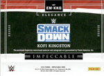 2022 Kofi Kingston Panini Impeccable WWE ELEGANCE SHIRT AUTO 19/99 AUTOGRAPH RELIC #EM-KKG Friday Night Smackdown