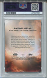 2025 Bazine Netal Topps Chrome Star Wars GOLD MINI DIAMOND 08/50 PSA 9 #104 The Force Awakens 7931